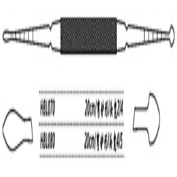 金钟鼻剥离器HBL080 20cm 弯铲形 头宽 4/5