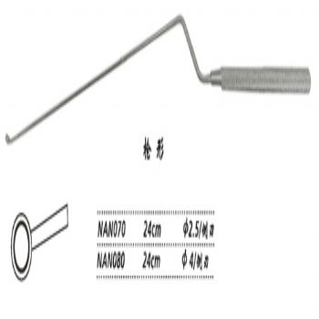 金钟刮匙枪形 NAN070 24cm 枪形 侧刃2.5
