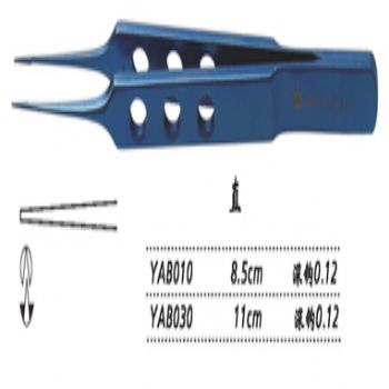 金钟缝线结扎镊YAB030 11cm 直 钩深0.12