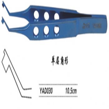 金钟晶体折叠镊  YAD030 10.5cm 单层角形