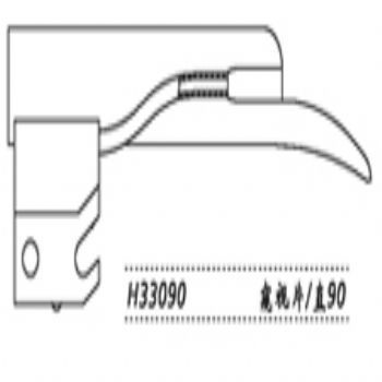 金钟麻醉咽喉镜H33090 窥视片 直 90