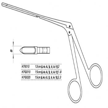 金钟鼻咬切钳H7G010 15cm 盖板式 直尖头 宽1.8