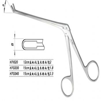 金钟鼻咬切钳H7G040 15cm 盖板式 直长圆头 宽2.3