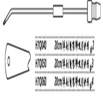 金钟鼻剥离器H7Q040 20cm单头 角弯 带吸引铲形φ2