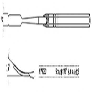 金钟鼻中隔剥离器H7R030 19cm 角弯15° 长圆刃 头宽6