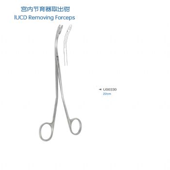 金钟宫内节育器取出钳U00330 22cm