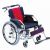 上海互邦轮椅车HBL3型 靠背可折翻、24寸可快卸后轮 红色