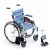 MIKI手动轮椅车CRT-3 蓝色 A-19B