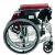 上海互邦轮椅车HBL35-SJZ20 靠背可折翻 20寸后轮 可翻起挂脚 带后手刹 红色