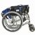 上海互邦轮椅车HBL35-SJZ20 靠背可折翻 20寸后轮 可翻起挂脚 带后手刹 蓝色