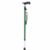Miki 三贵伸縮拐 MRT-013(绿色粗) 登山杖 手杖 户外徒步超轻防滑可伸缩折叠 老人拐杖