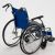 MIKI手动轮椅车CRT-1 蓝色  A-19B