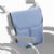 MIKI三贵手动轮椅车配件外层靠垫 W5 天蓝色