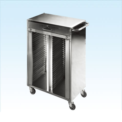 普康病历夹车F-12型 不锈钢 50格 665×390×1020mm