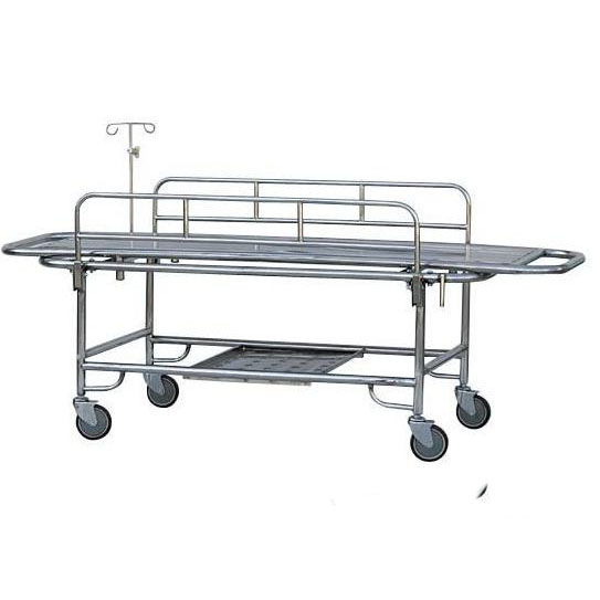 长城担架车B7 全不锈钢四小轮