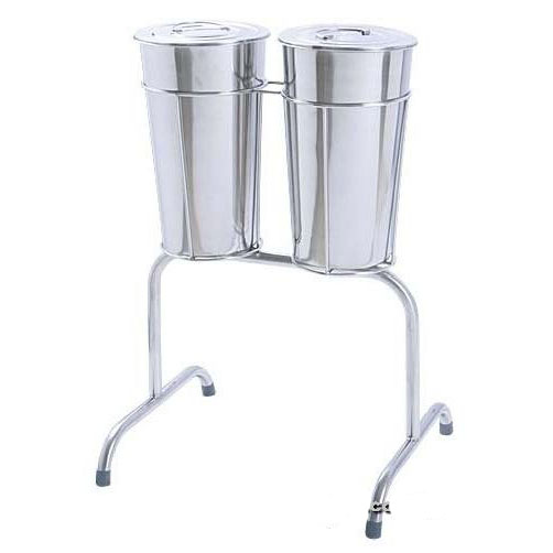 长城手桶架F11 全不锈钢双泡