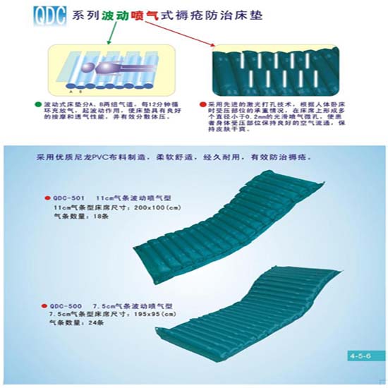 粤华防褥疮床垫QDC-500 7.5cm气条 波动喷气式