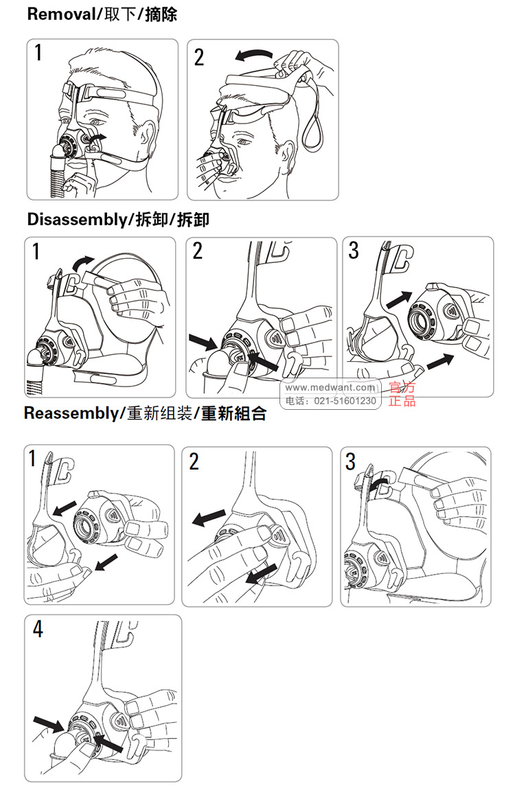 瑞思迈鼻面罩mirage FX