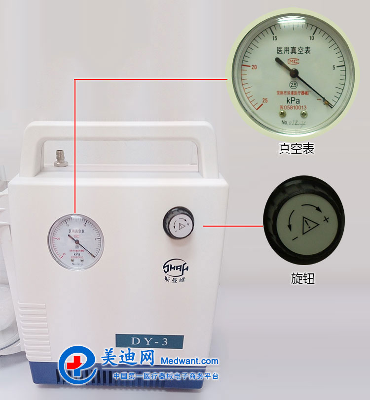 斯曼峰 低壓吸引器 DY-3型 部件
