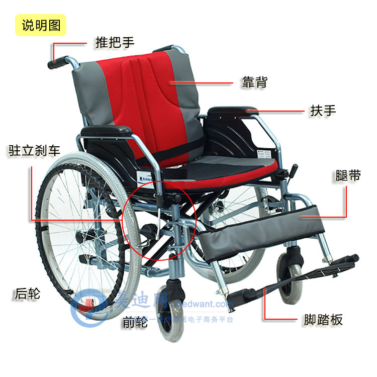 互邦手動輪椅HBL13-K