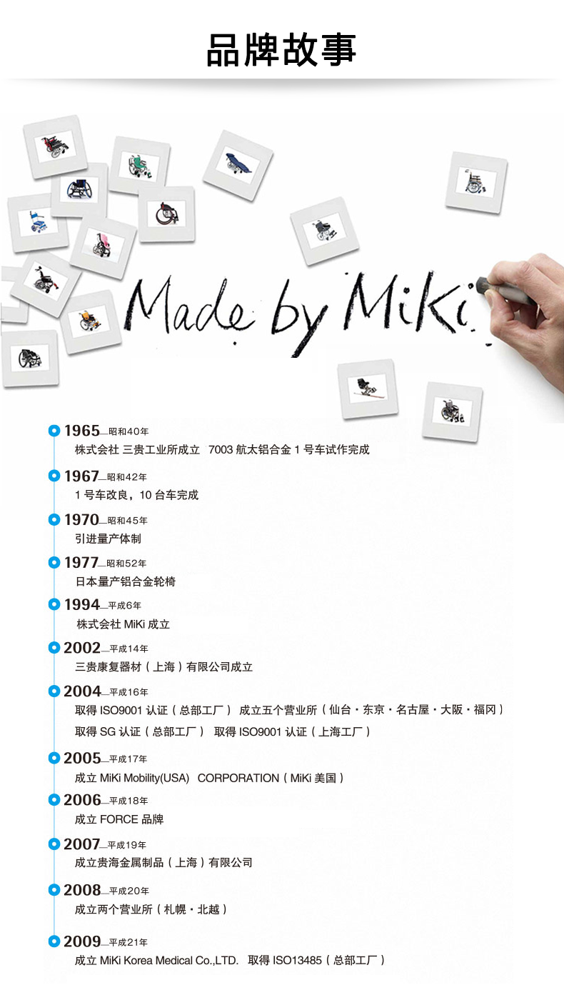 MIKI日本三贵手动轮椅车MCSC-43JL 轻便折叠 家用老人残疾人轮椅 MIKI日本三贵手动轮椅车MCSC-43JL 轻便折叠 家用老人残疾人轮椅