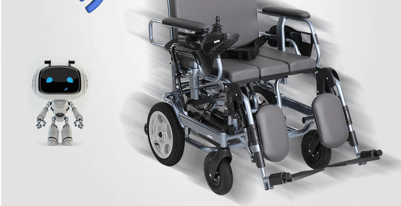 互邦电动轮椅 高靠背全躺HBLD1-D带坐便老人残疾人代步车小轮便携