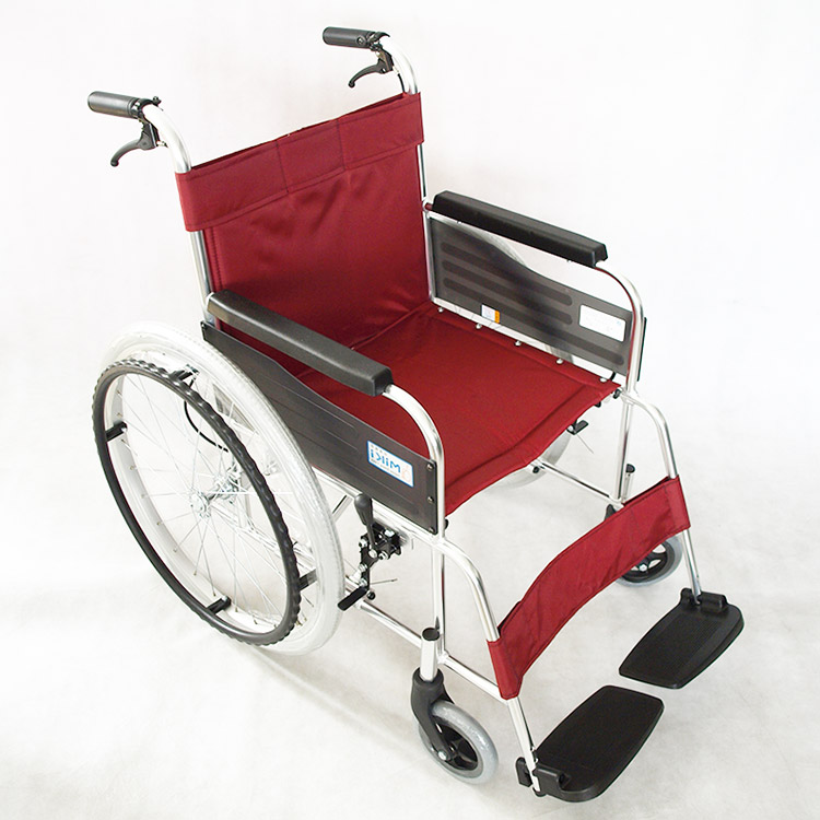 三贵Miki 轮椅车MPT-43L 轻便折叠家用舒适 老人/残疾人轮椅车