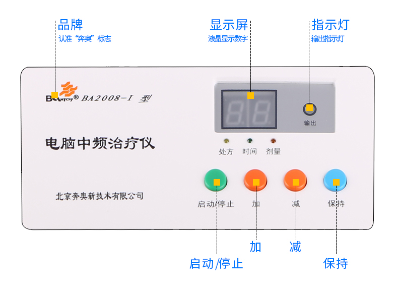 奔奥电脑中频治疗仪 BA2008-I型