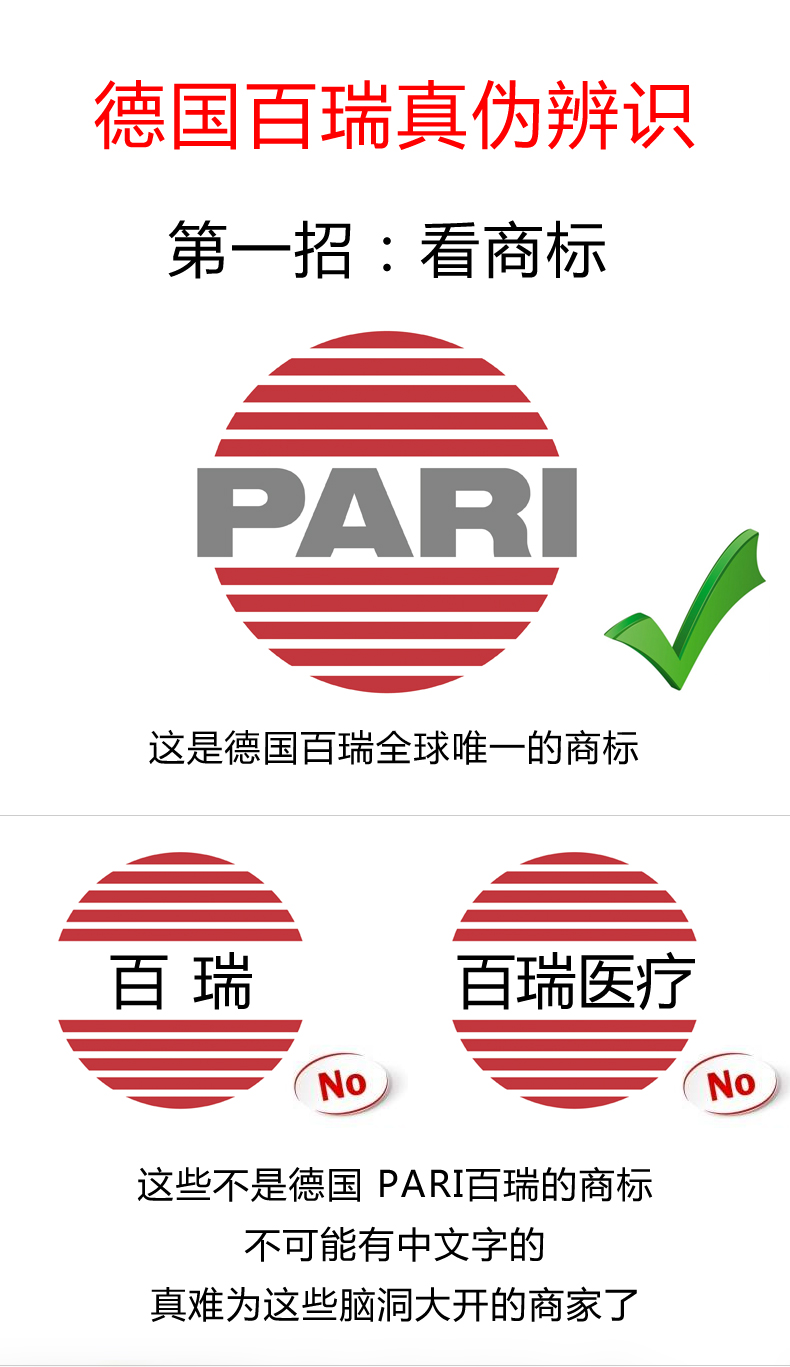在此,小编特地为读者整理了德国百瑞pari雾化器真伪辨识的五大招数,以