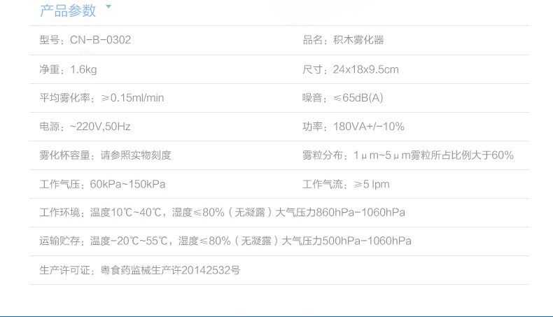 巨贸雾化器 CN-B-0302#12