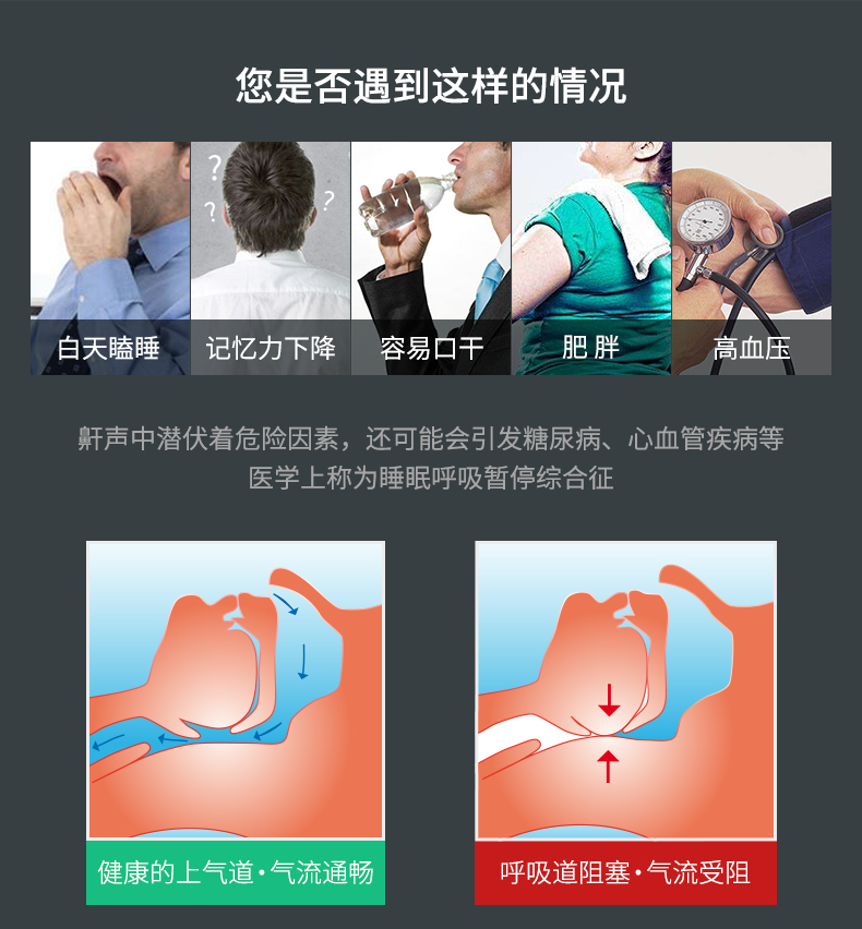 万曼呼吸机 soft 2E 睡眠呼吸机 打鼾打呼噜止鼾机