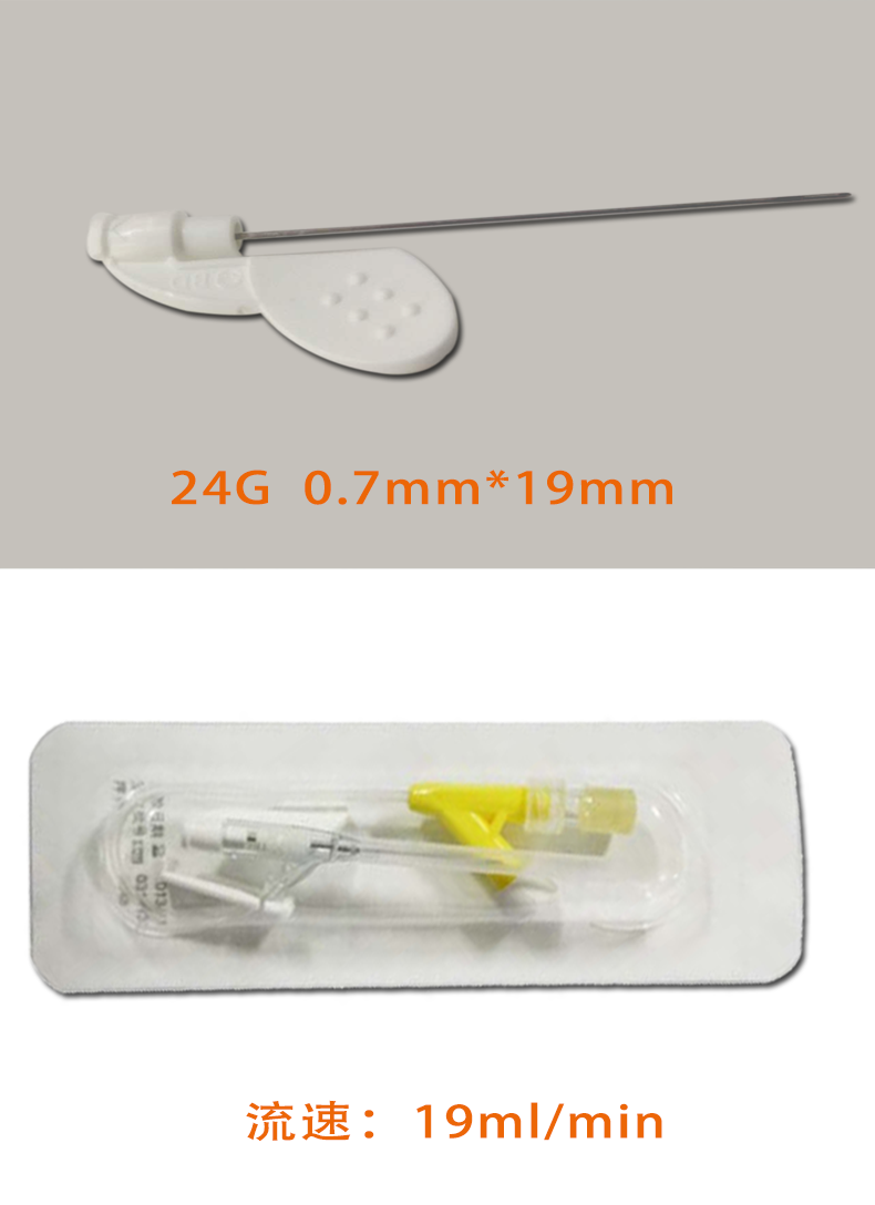 BD 碧迪 24G Y型静脉留置针密闭式 