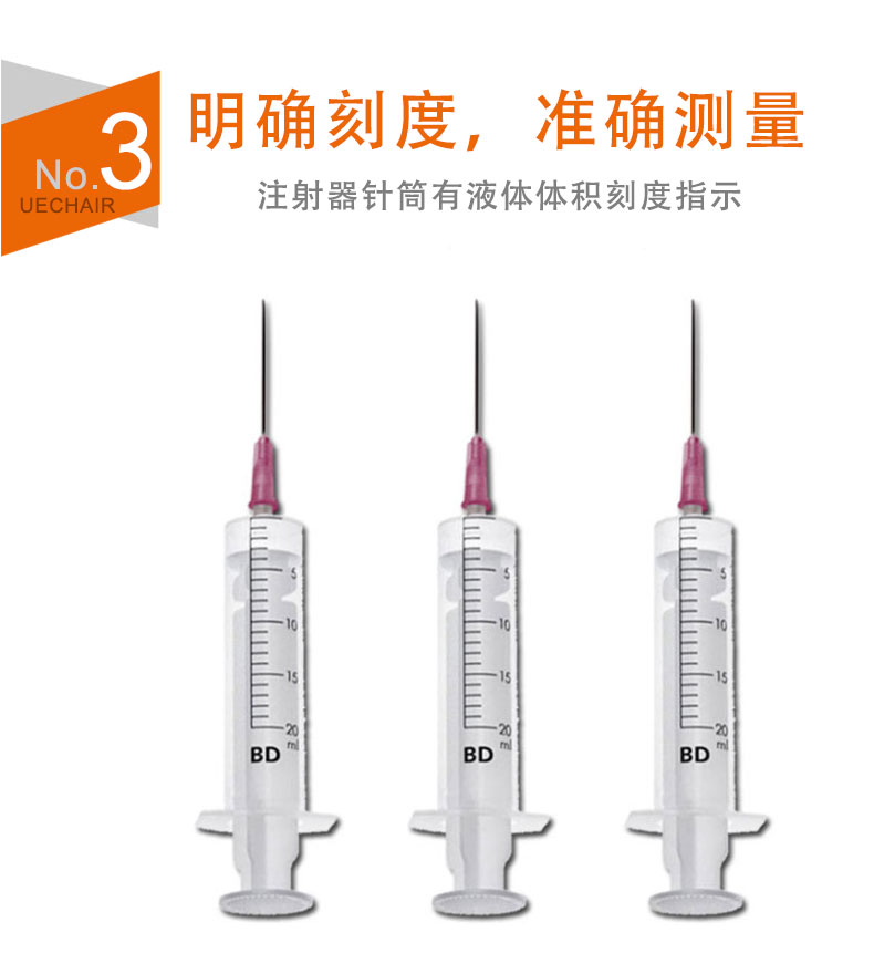 碧迪（BD）一次性使用無菌注射器20ml（帶針）