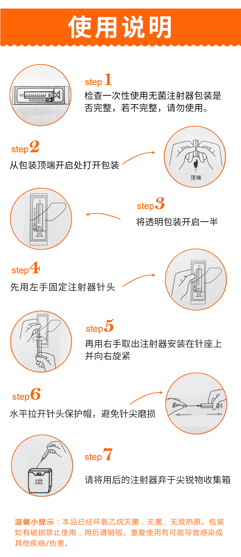 碧迪（BD）一次性使用无菌注射器20ml（带针）