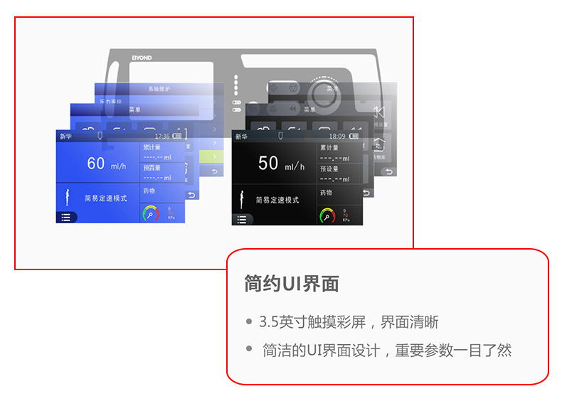 输液泵 Anim-8 产品界面