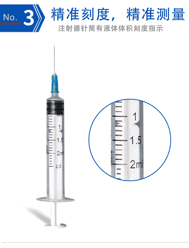 一次性使用无菌注射器 2ml 带针