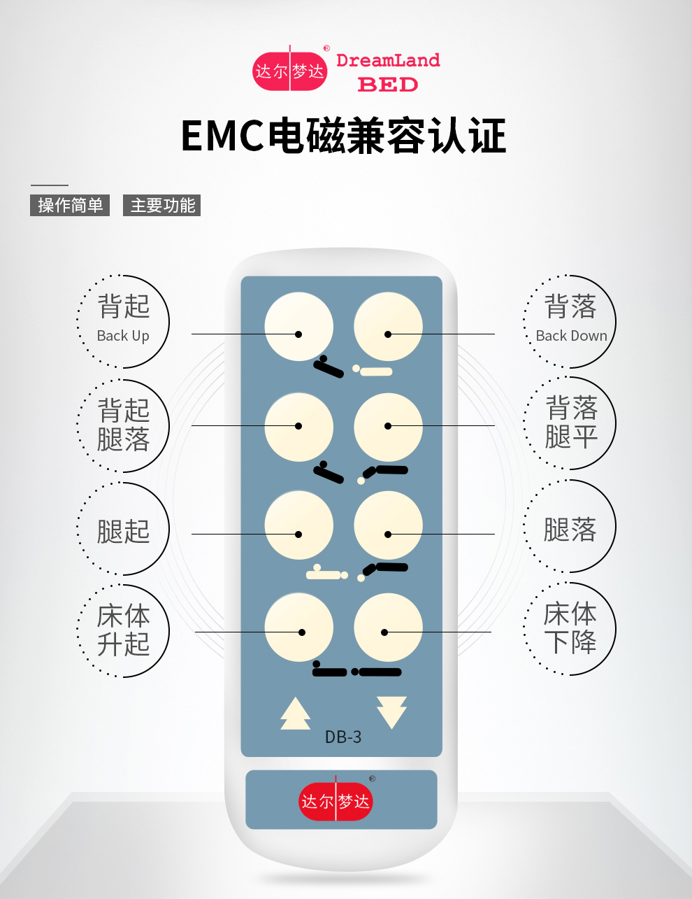 电动护理床DB-3AM