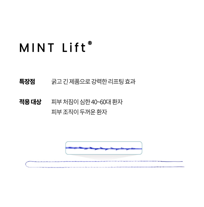 MINT lift ML 1043聚对二氧环己酮面部埋植线 MINT lift ML 1043聚对二氧环己酮面部埋植线