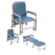 长城陪护椅E18 不锈钢革面带扶手